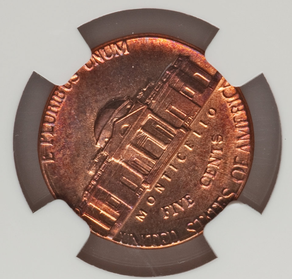1993 Jefferson nickel wrong planchet error showing distinctive color and size difference from a normal nickel